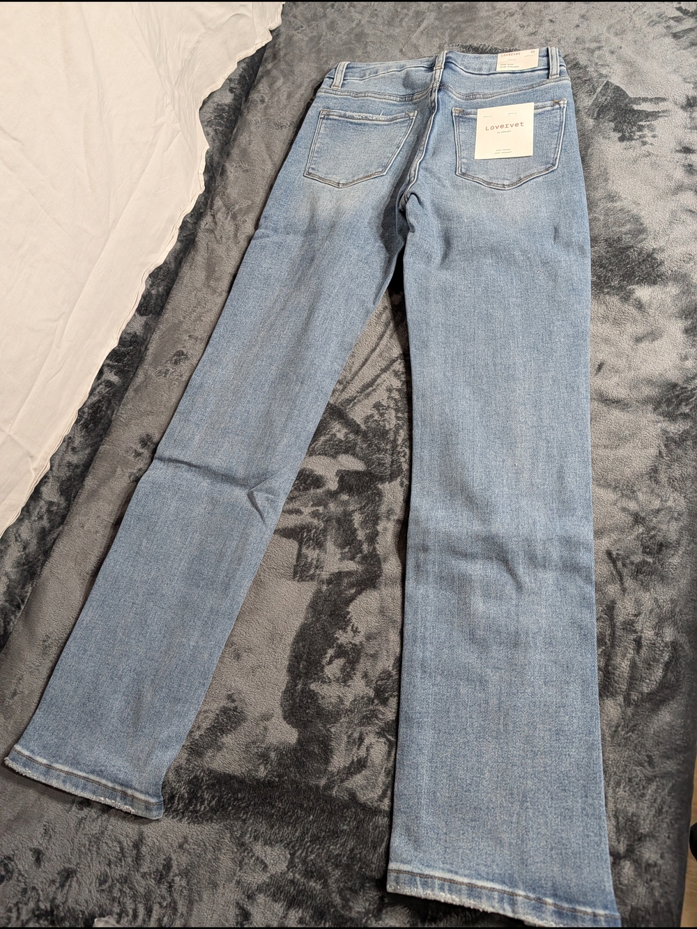 VERVET BY FLYING MONKEY Light Blue Flare Jeans